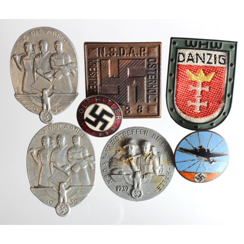 1881 - German lapel badges varied selection