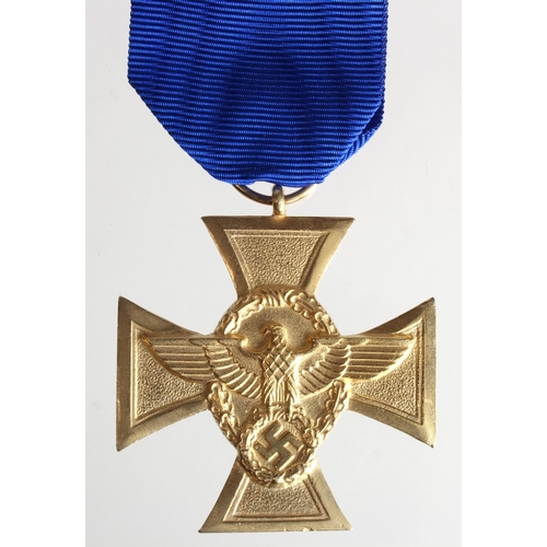 1883 - German LS & GC Police Cross in Gilt