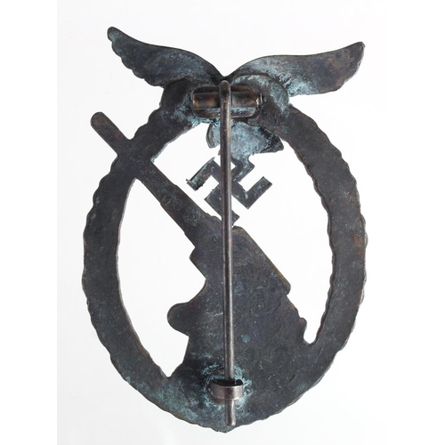 1886 - German Luftwaffe Anti Aircraft Flak badge, rather dark toned.