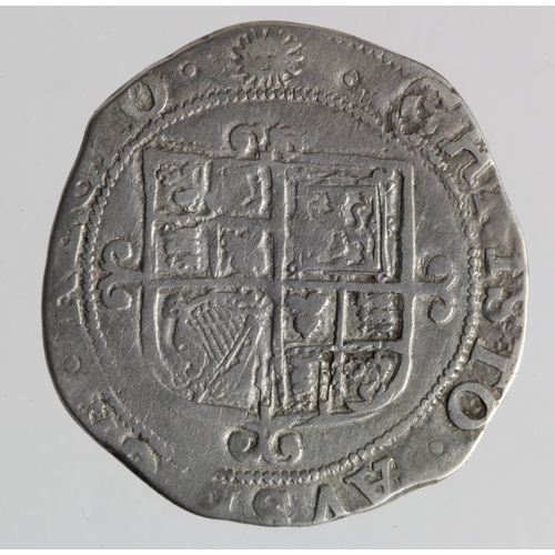 190 - Charles I silver shilling, Tower Mint under Parliament, mm. Sun (1645-6) Group F, 4.4 var., S.2801; ... 