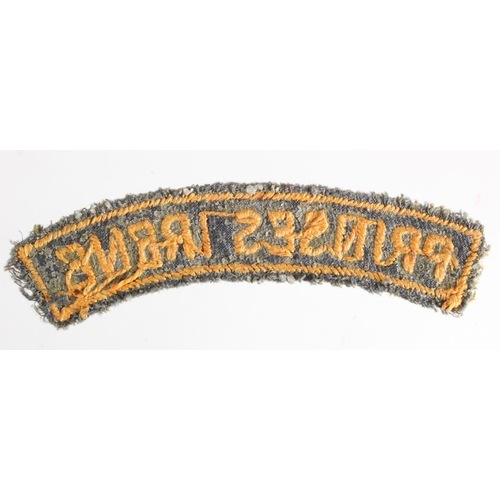 2157 - Netherlands Embroidered WW2 Prinses Irene Brigade Shoulder Title.