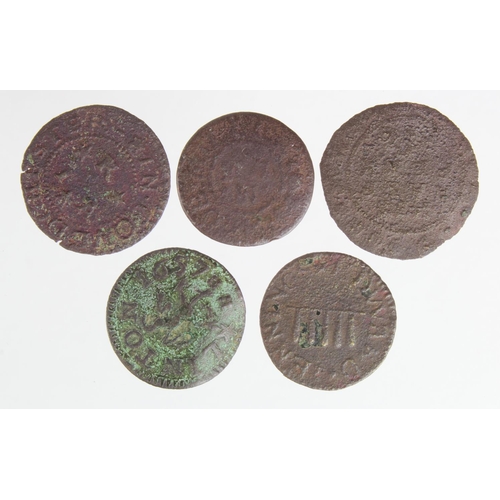 335 - Tokens, 17thC (5): Essex (Dickinson): 16 poor, 122 fair, and 134 poor/fair; Cambridgeshire: 55 porou... 