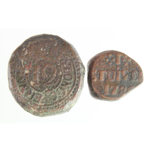 370 - Ceylon (2) copper 