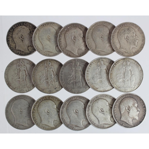 427 - GB Florins (15) All Edward VII. Average VG - nF