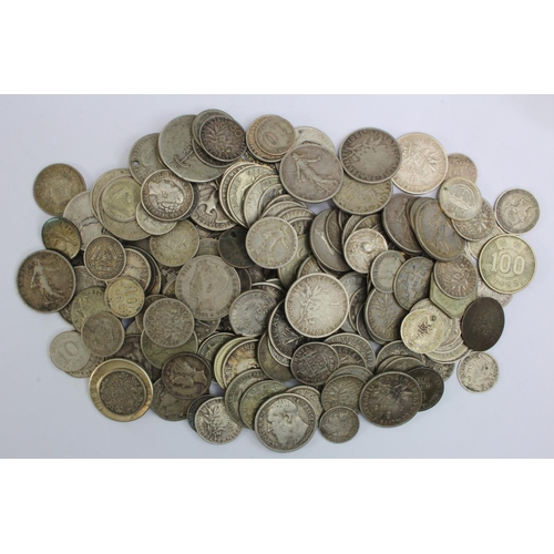 559 - World Silver Coins, approx. 550g.