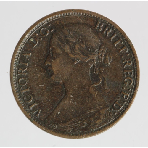 678 - Farthing 1863 VF