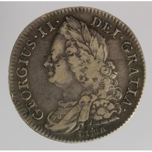 706 - Halfcrown 1745 Lima. VF