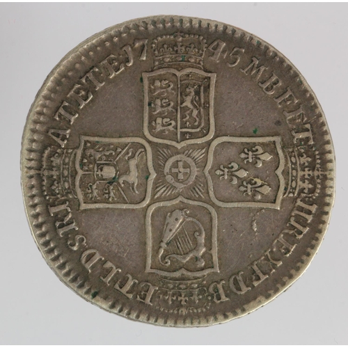 706 - Halfcrown 1745 Lima. VF