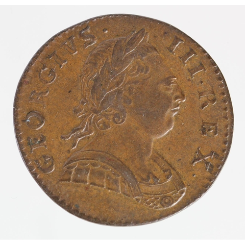 737 - Halfpenny 1774 better than VF