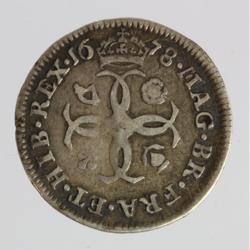 743 - Maundy Fourpence 1678 GF