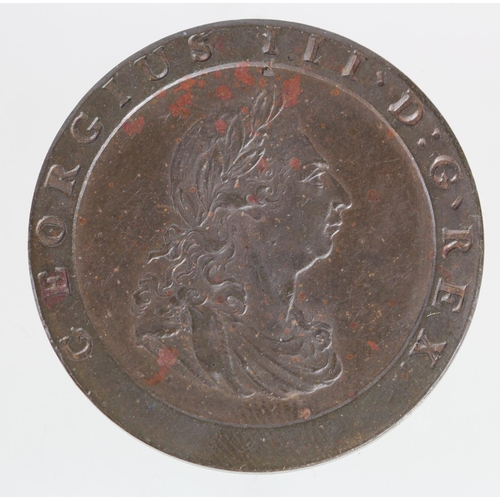 756 - Penny 1797 GEF with a hint of lustre