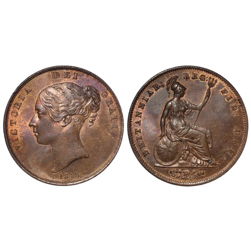 761 - Penny 1848/6 OT, GEF with lustre.