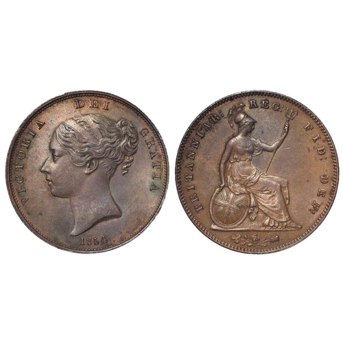 765 - Penny 1854 PT, nEF trace lustre.