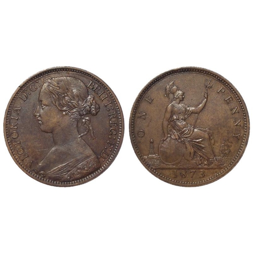 771 - Penny 1873 EF/aEF