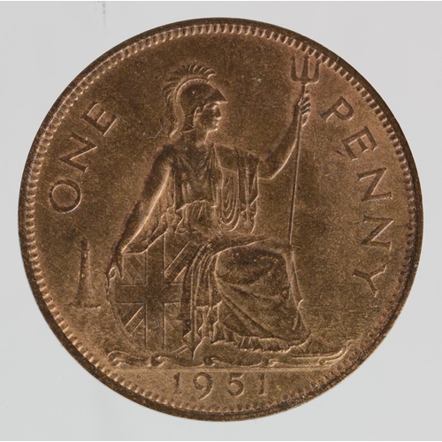 781 - Penny 1951 aUnc with much lustre