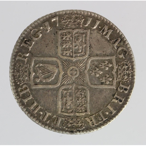 797 - Shilling 1711 plain angles, fourth bust, S.3618, GF/VF