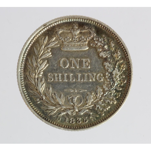 816 - Shilling 1835 VF, some surface marks.