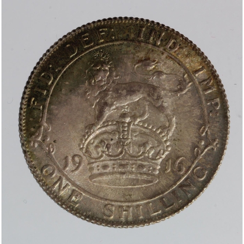 832 - Shilling 1916 iridescent GEF