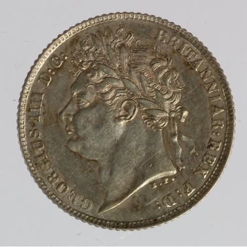 834 - Sixpence 1821 nEF