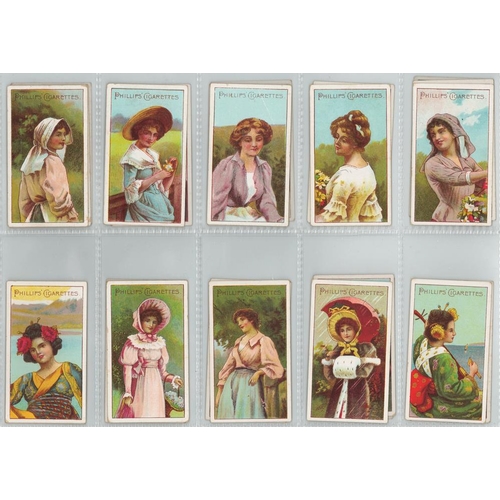 1071 - Phillips - Beauties (numbered B801-B825), complete set in pages, G - VG cat value £312