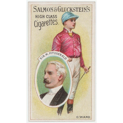 1081 - Salmon & Gluckstein - Owners & Jockeys Series, type card, C Ward - Sir M Fitzgerald, VG cat value £9... 