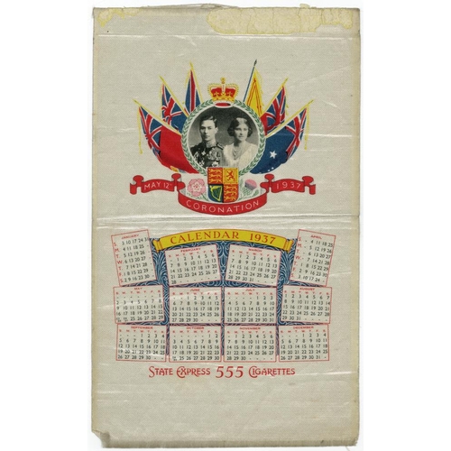 1082 - Silk - Ardith, Calendar 1937, seldom seen  G - VG (slight paper adhesion at top) cat value £145   