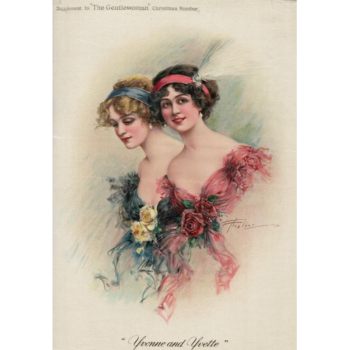 1083 - Silk - Yvonne & Yvette, issued with The Gentlewoman Periodical as supplement to the Christmas 1913 i... 