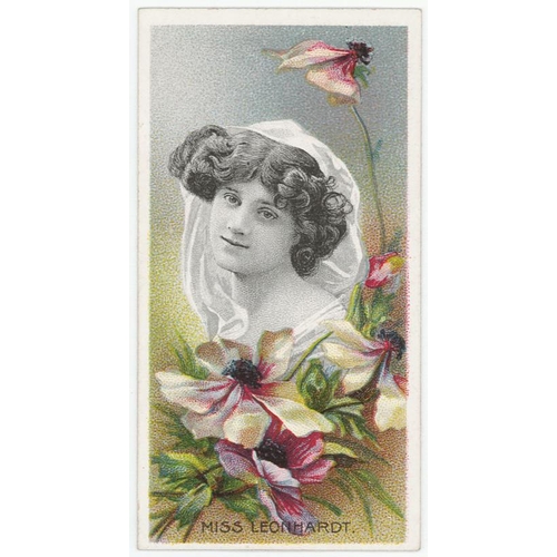 1090 - Taddy - Actresses with Flowers, type card - no.7, VG, cat value £90