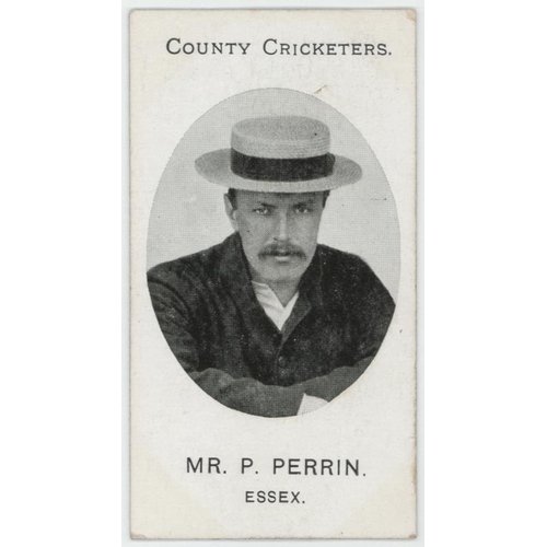 1093 - Taddy - County Cricketers, type card, Mr P Perrin, Essex, VG, cat value £70