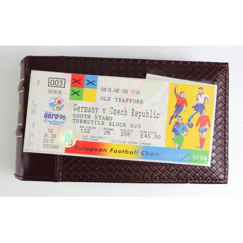 431 - Tickets - European Football Championship 1996, set of tickets No 1 to 31 (the Final) (number 24 miss... 