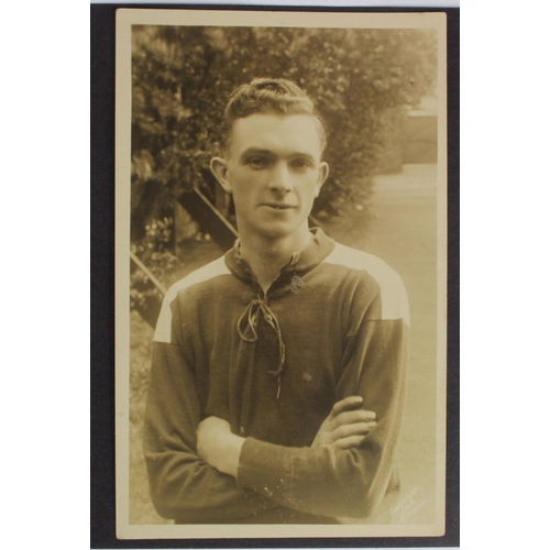 622 - Football postcard b&w RP of Joe Miller, Middlesborough c1920's, by Simpson. Miller played between 19... 