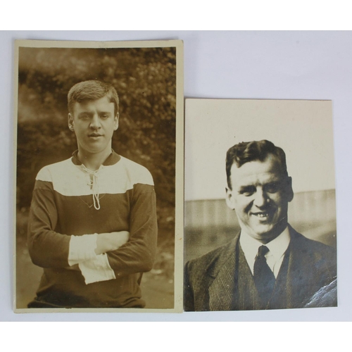 632 - Football postcard RP circa 1912 of Jack Carr, Middlesborough. Also played for England. Sold with lat... 