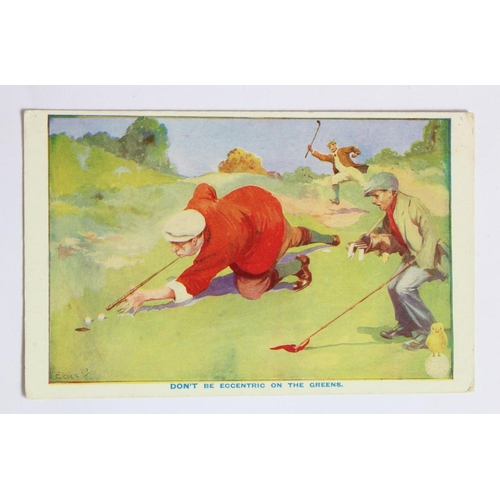 662 - Golf, North British Rubber Advert, Don't be eccentric on greens       (1)