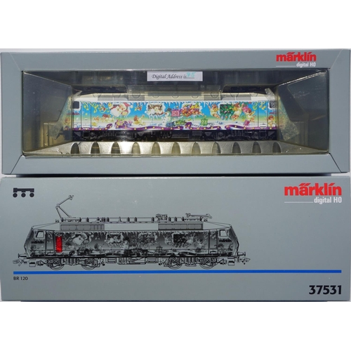 77 - Marklin HO Gauge 37531 Electric Digital Locomotive BR 120, 1997 Christmas Special of the DB, excelle... 