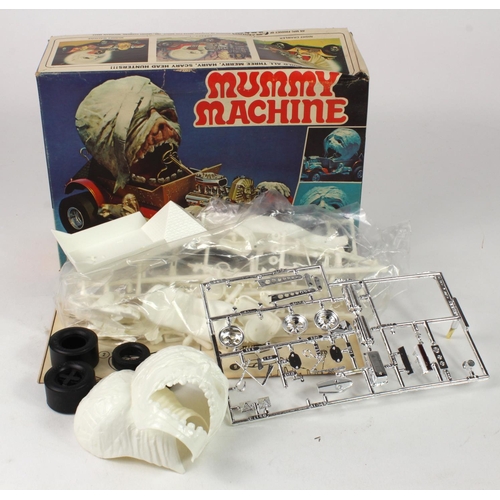 86 - MPC Mummy Machine 1/25 scale model kit, contained in original box, unused (looks complete but unchec... 