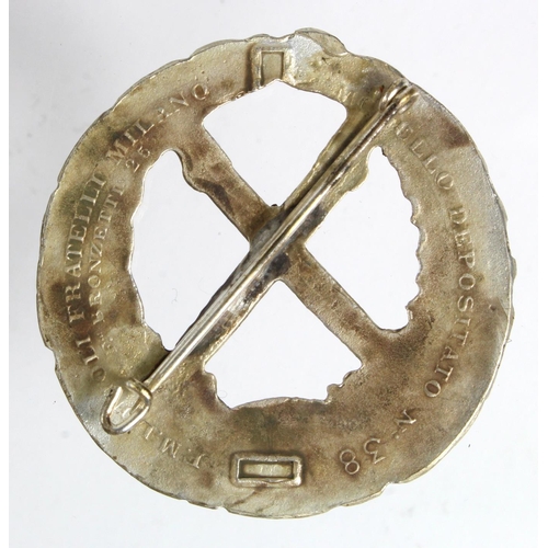 1193 - German / Italian Fronte Russo Eastern Front badge