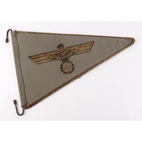 1205 - German Car Pennant, service wear