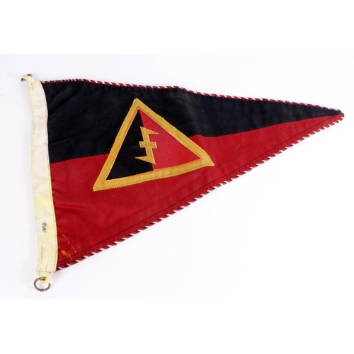 1214 - German Dutch SS Pennant for the Pro Fascist Party, service wear