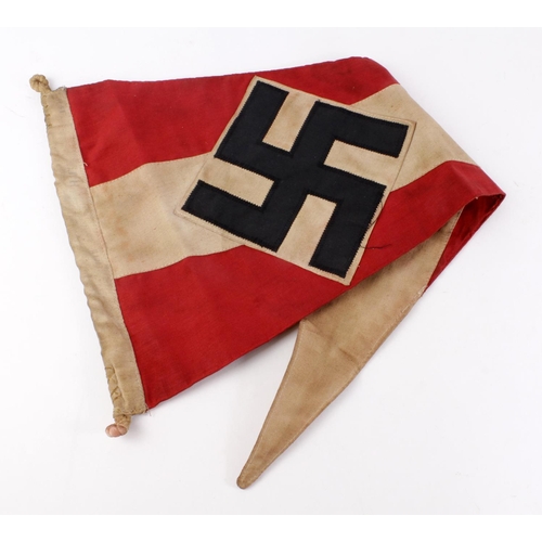 1223 - German Hitler Youth Pennant, service wear