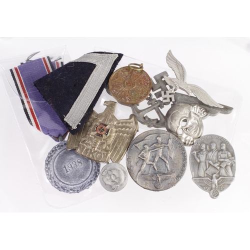 1295 - German WW2 collection of medals, badges etc.