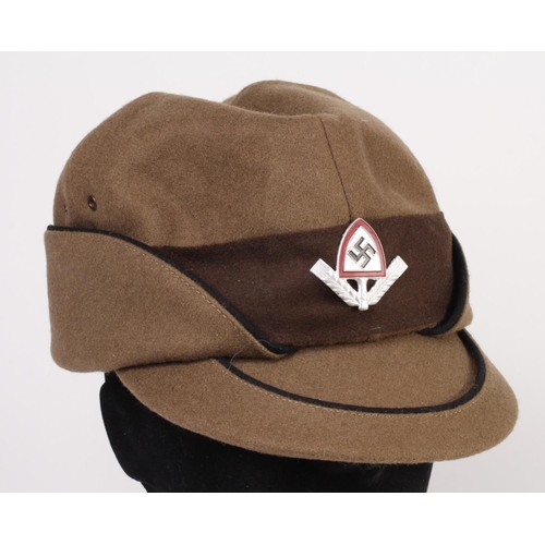 1307 - German WW2 pattern RAD leaders hat.