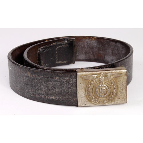 1312 - German WW2 SS belt & buckle.