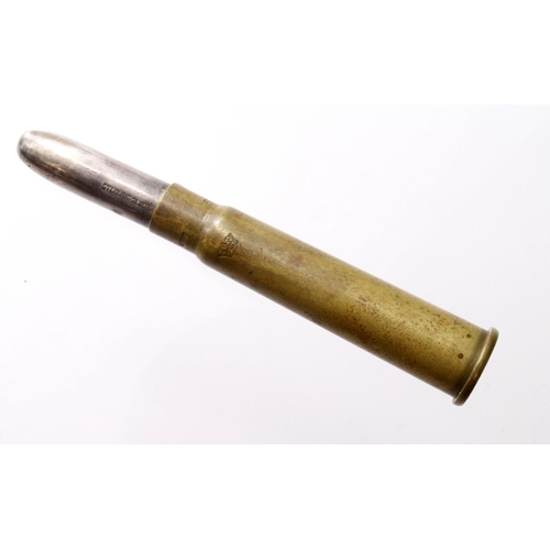 1649 - WW1 'M' marked bullet pencil which came with the 1914 brass gift tin.