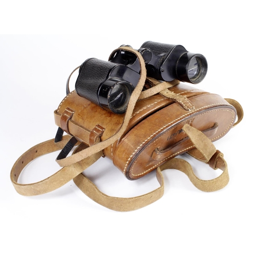 1659 - WW1 RAF binoculars stamp 6E/471 with a crown and AM in their correct marked AM case. Both in excelle... 