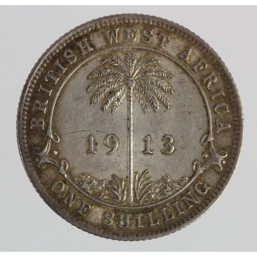 361 - British West Africa Shilling 1913 aEF