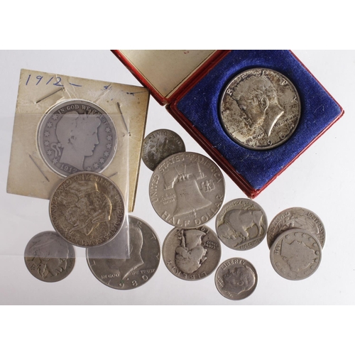 660 - USA (13) early to mid 20thC assortment, noted Battle of Gettysburg Anniversary Half Dollar 1936 tone... 