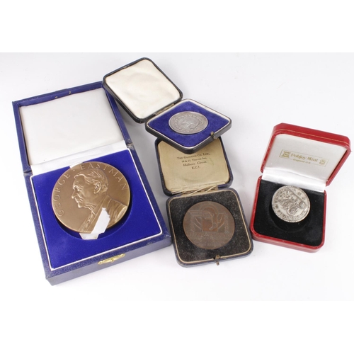 756 - Film & Camera/Photography related medals (4) including silver such as Venice Biennale .800 silver me... 