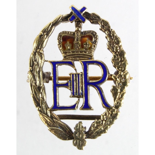 787 - Royalty (U.K.) related, Civil Honorary Physicians silver gilt badge (probably a miniature) has very ... 