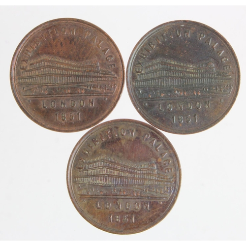 822 - Tokens, 19thC (3): Callant's Grocery & Provision Warehouse Bridgenorth 