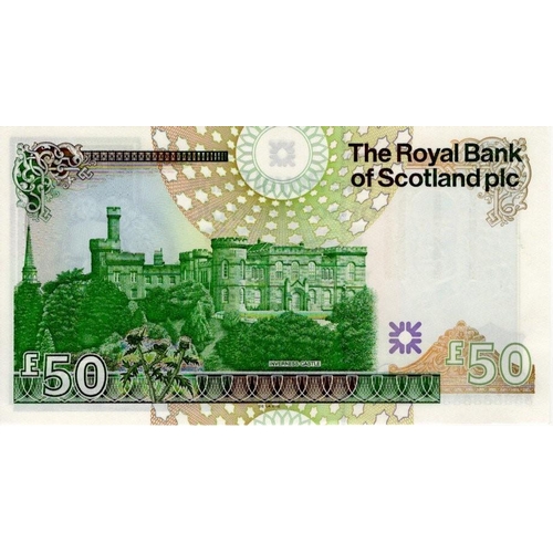 651 - Scotland, Royal Bank of Scotland plc, 50 Pounds dated 14th September 2005, serial A/3 617900 (PMS RB... 